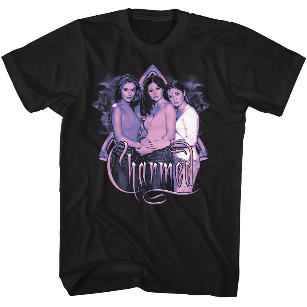 Charmed Fantasy Drama TV Show Purple Sisters Photo Men’s T Shirt