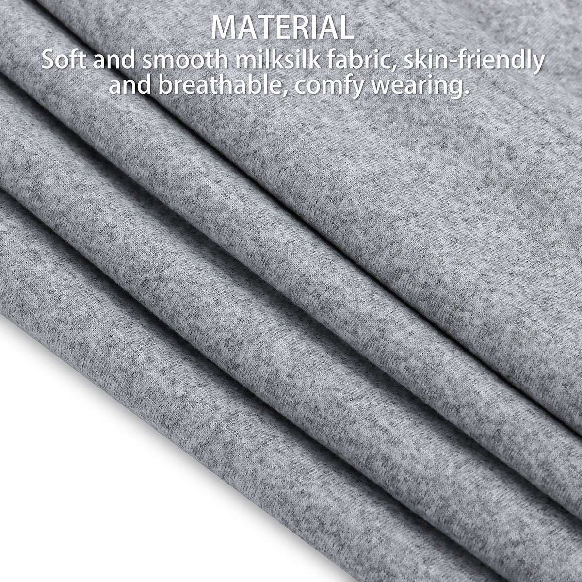Men Casual Long Sleeve Basic T-shirt Slim Thermal Undershirt Muscle Top Milksilk