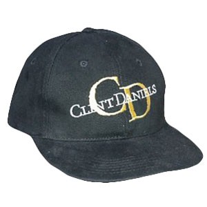 Men’s Clint Daniels Logo Baseball Cap Adjustable Black
