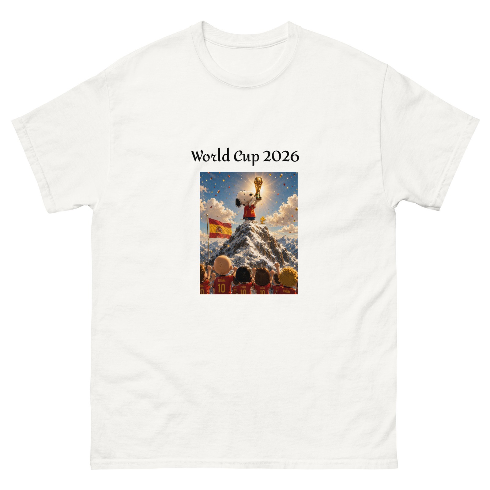 Spain World Cup Champs 2026 (Peanuts)