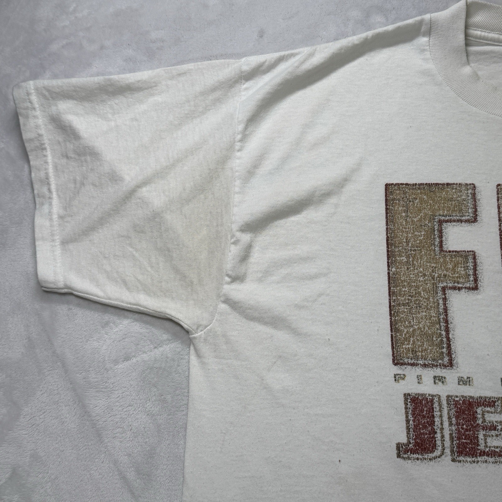 Vintage FBI Firm Believer In Jesus T Shirt XL Jerzees Religious Tee