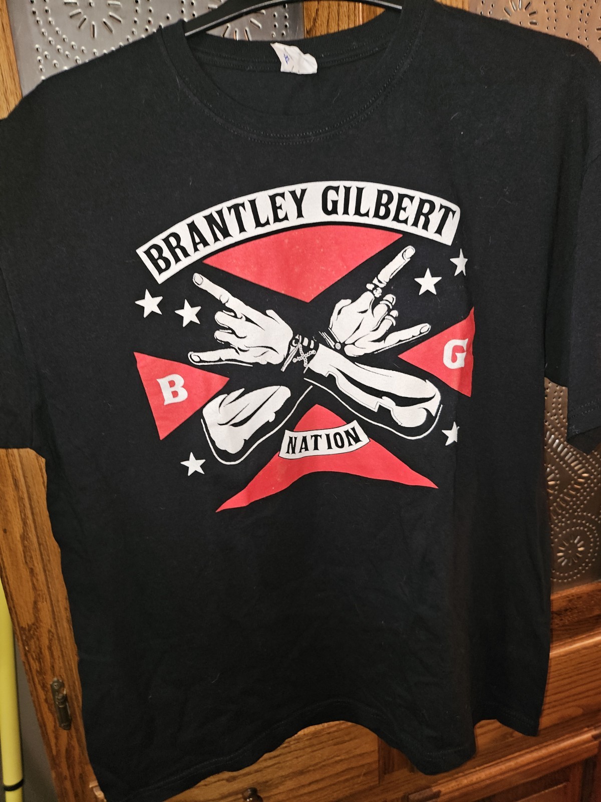 Brantley Gilbert BG Nation Black XL Tshirt Country/Southern Rock Music