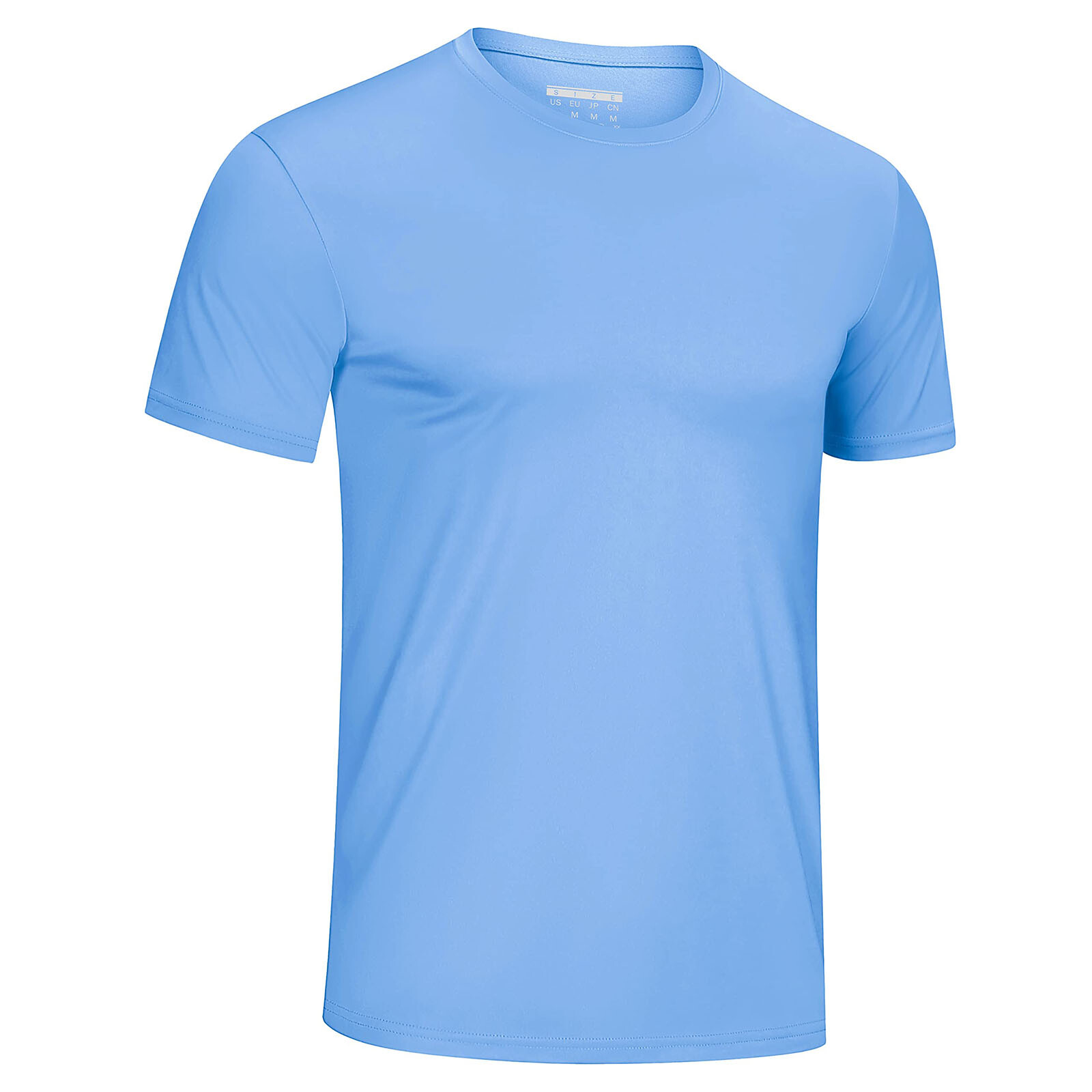 Men’s UPF 50+ Short Sleeve T-Shirt Summer Quick Dry Athletic Sports Running Tops