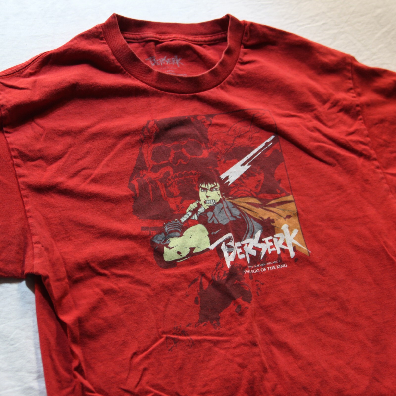 Berserk The Golden Age Arc 1 Egg Of The King Anime Film Promo T Shirt Tee L