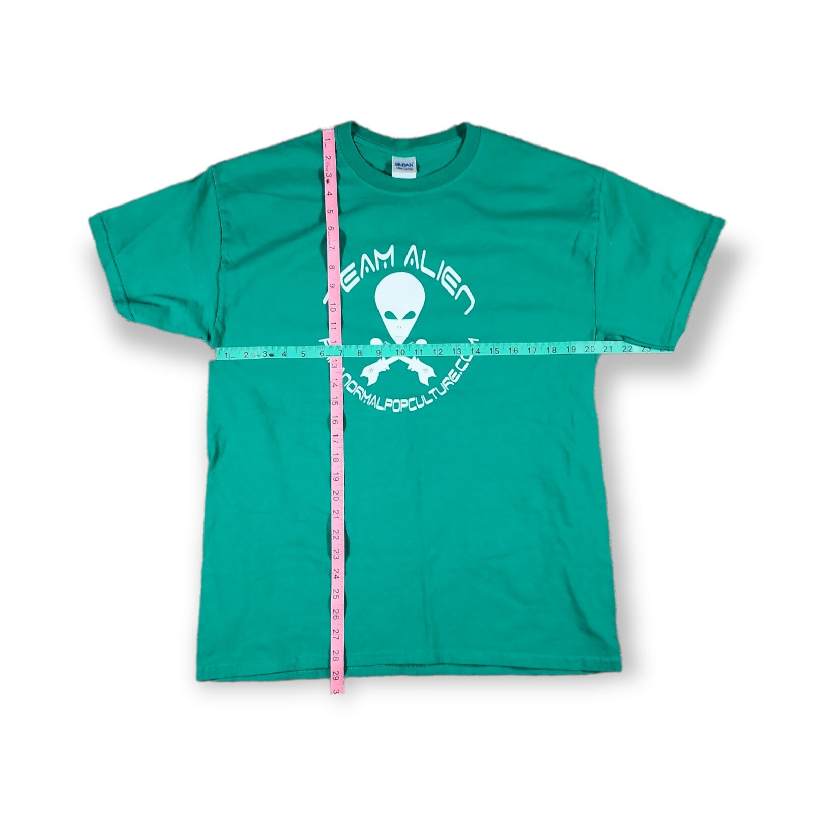 Gildan Team Alien paranormal pop culture Green T Shirt Men’s Size Large
