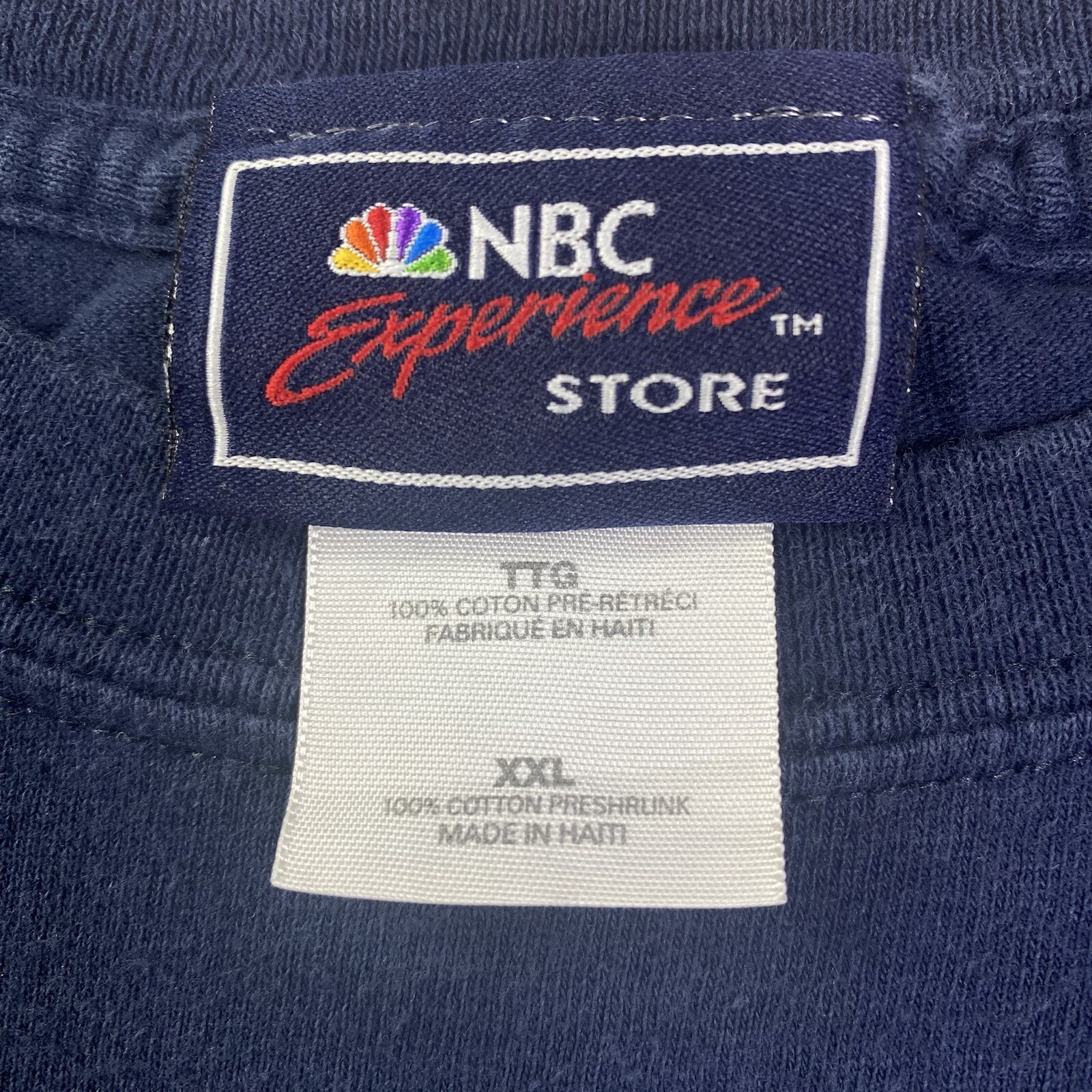 2006 Friends TV Show Navy Blue T-Shirt Size 2XL XXL NBC Experience Store Graphic