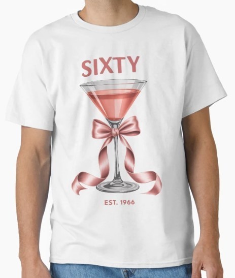 Retro 60th Birthday Celebration Design Classic T-Shirt