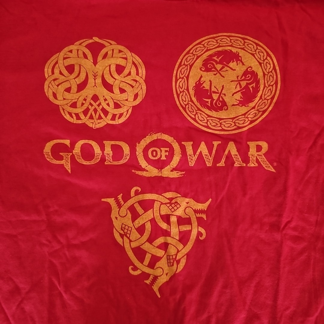 God Of War Red 2018 XL Men’s T-Shirt