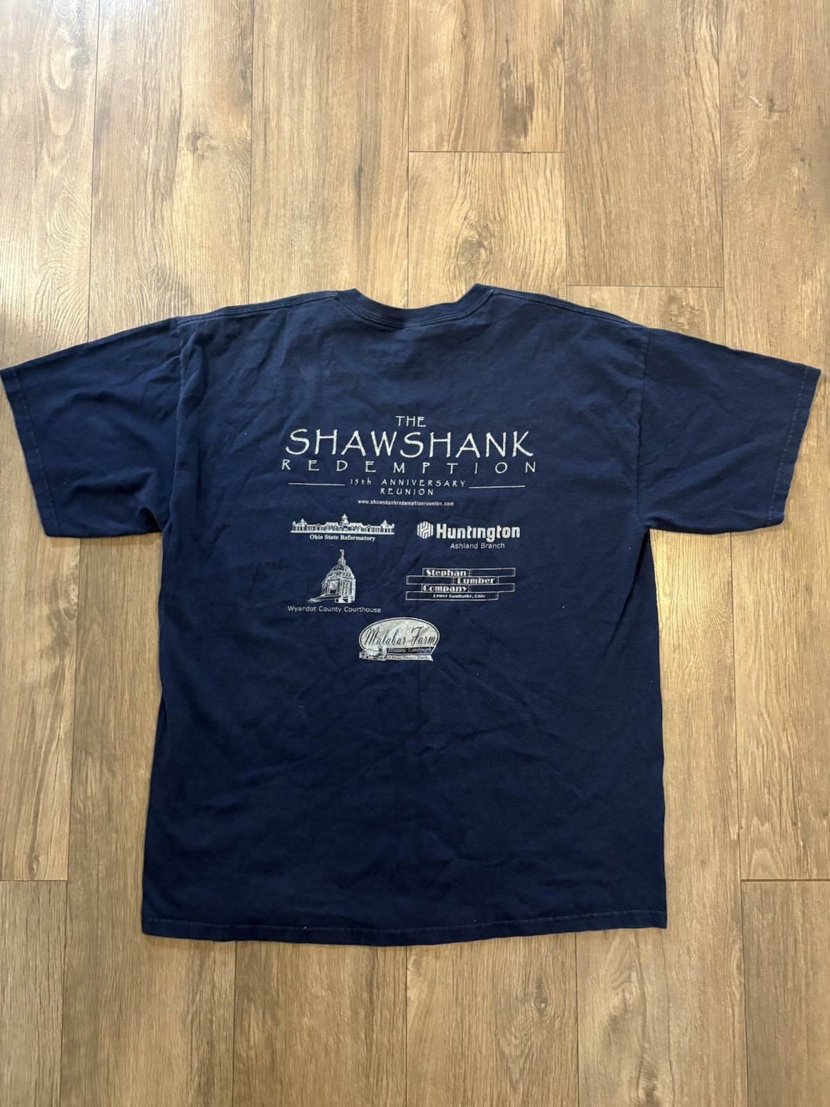 The Shawshank Redemption 15th Anniversary Reunion Movie Fan T Shirt XL