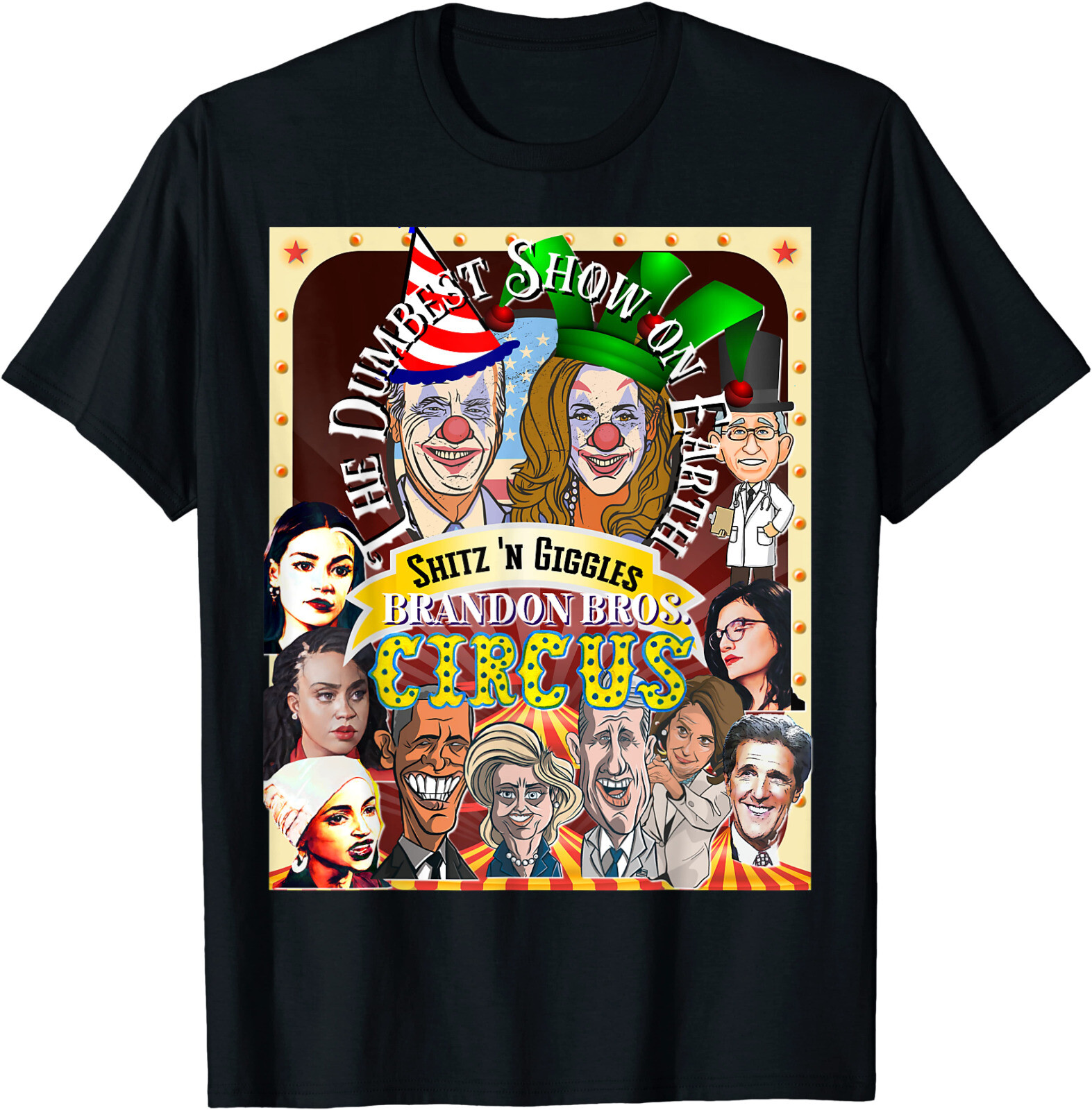 NEW LIMITED Biden Democrat Circuss Premium Great Gift Idea T-Shirt Size S-5XL