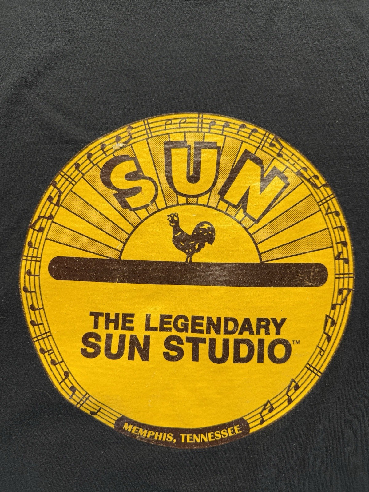 Vintage Fruit Of The Loom Sun Studio Memphis TN T-Shirt Music Tee Size L