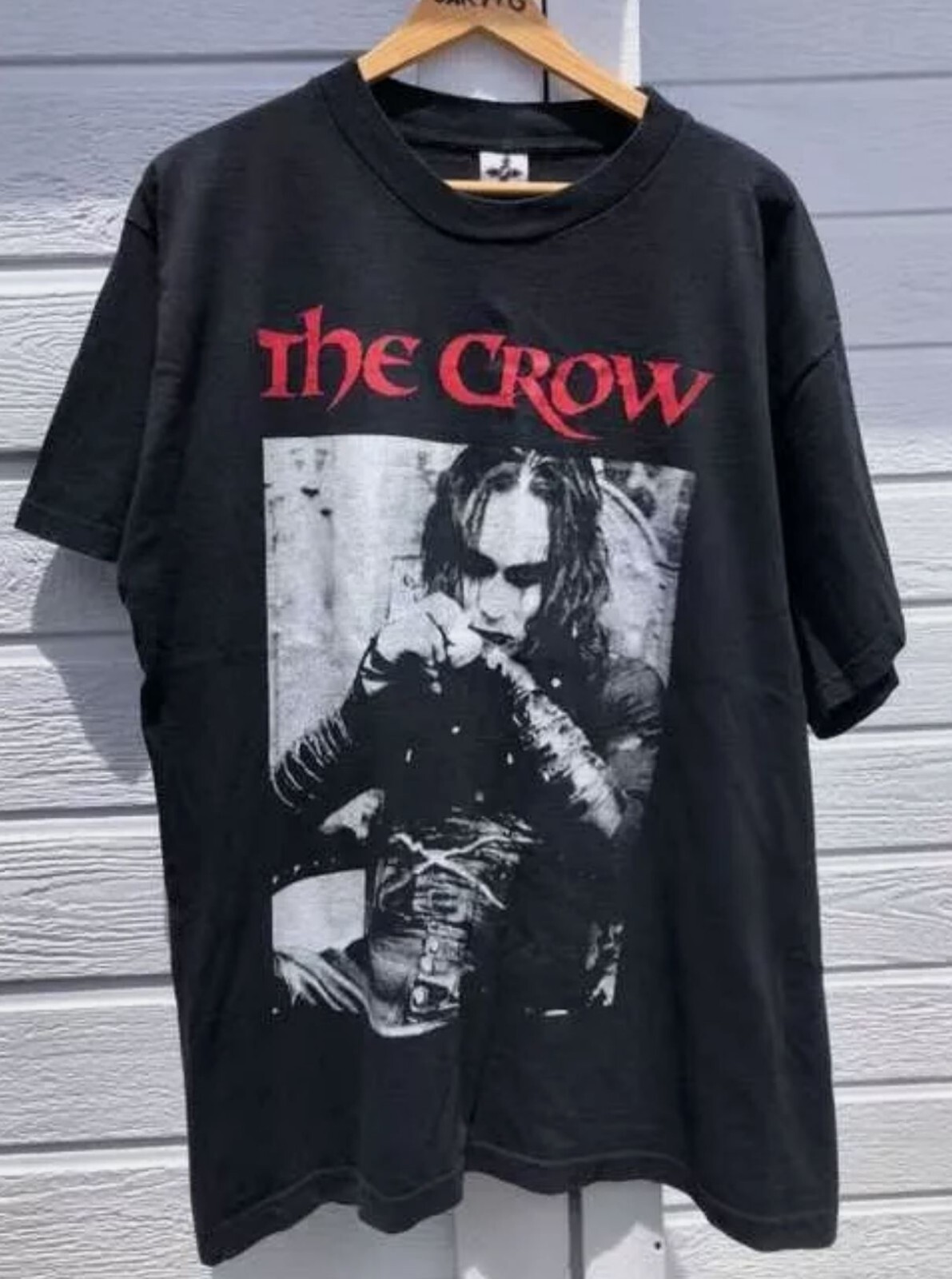 The Crow Movie Black Short Sleeve Cotton Unisex T-shirt Reprint