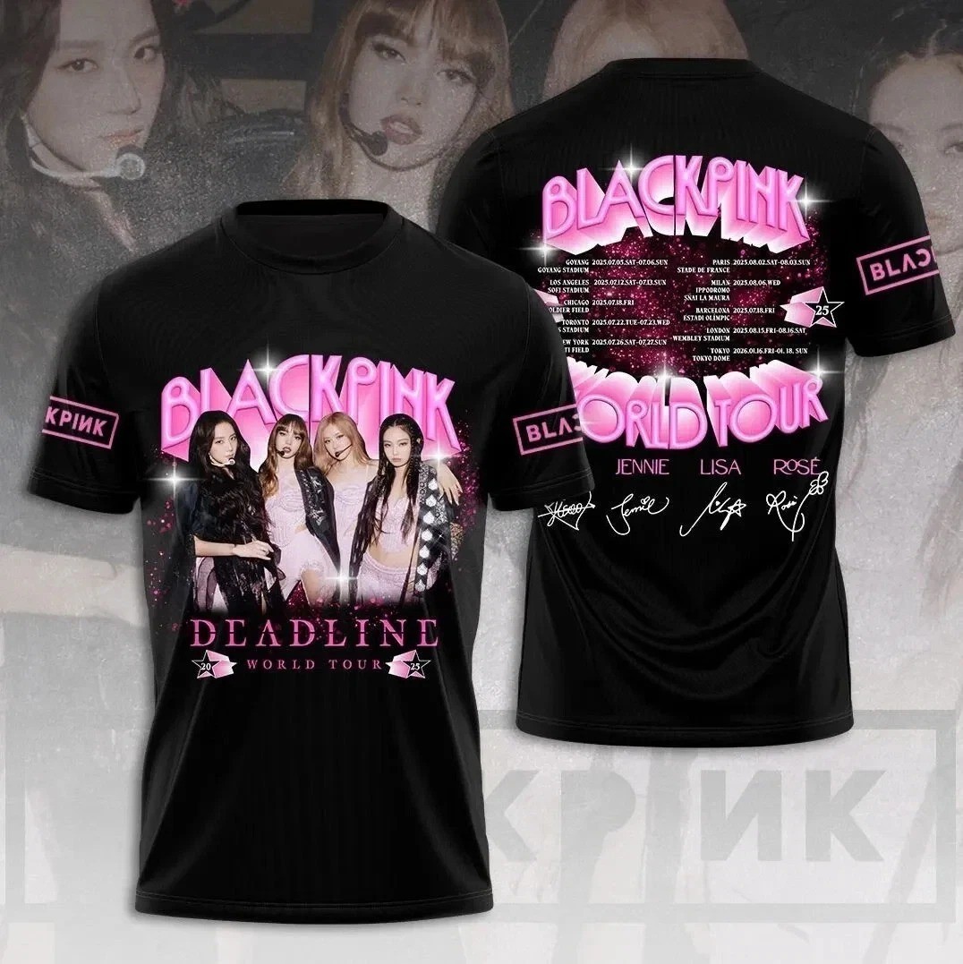 BLACKPINK Deadline World Tour 2025 3D T-Shirt