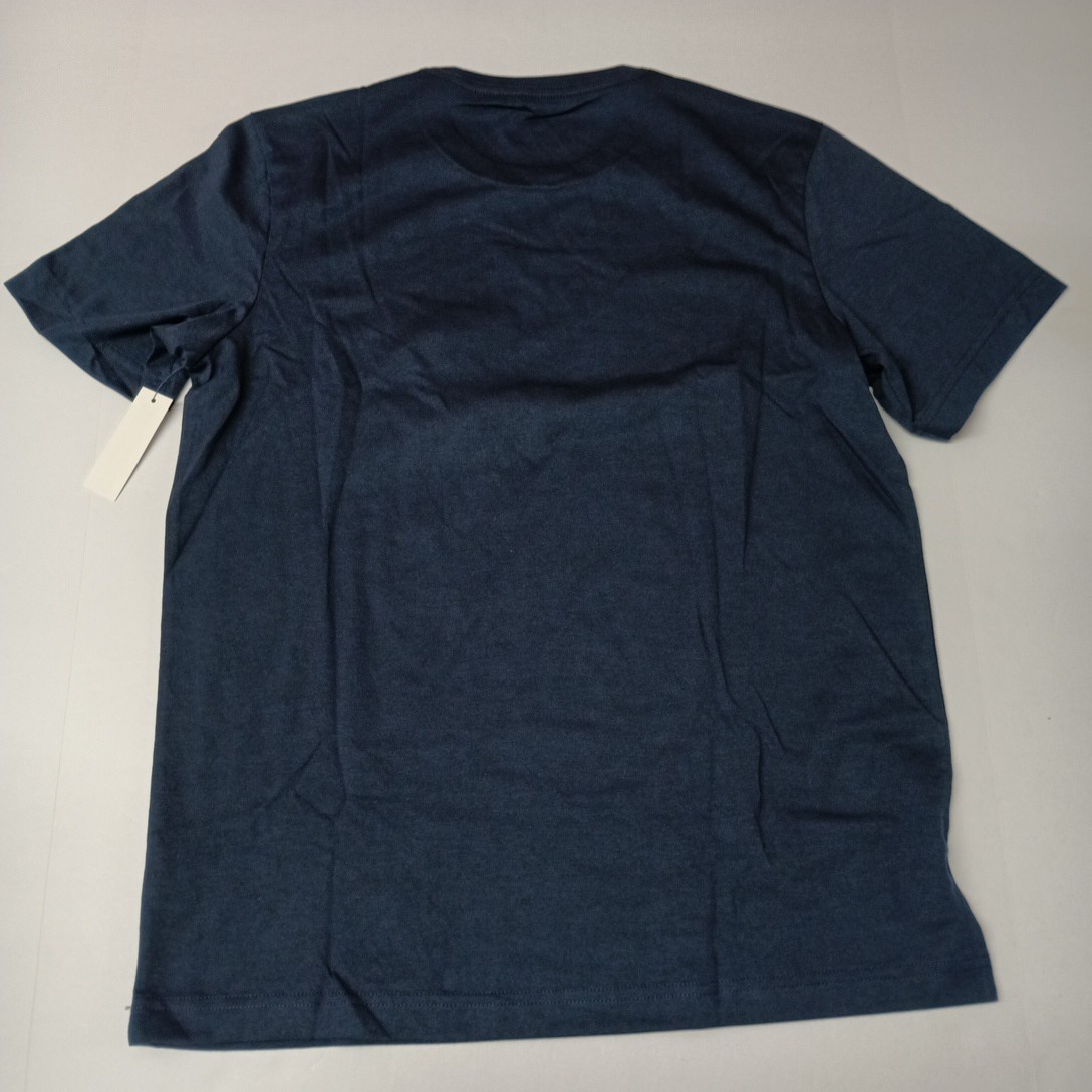 George Men’s T-Shirt Short Sleeve Size M Medium Navy Blue Moisture Wicking