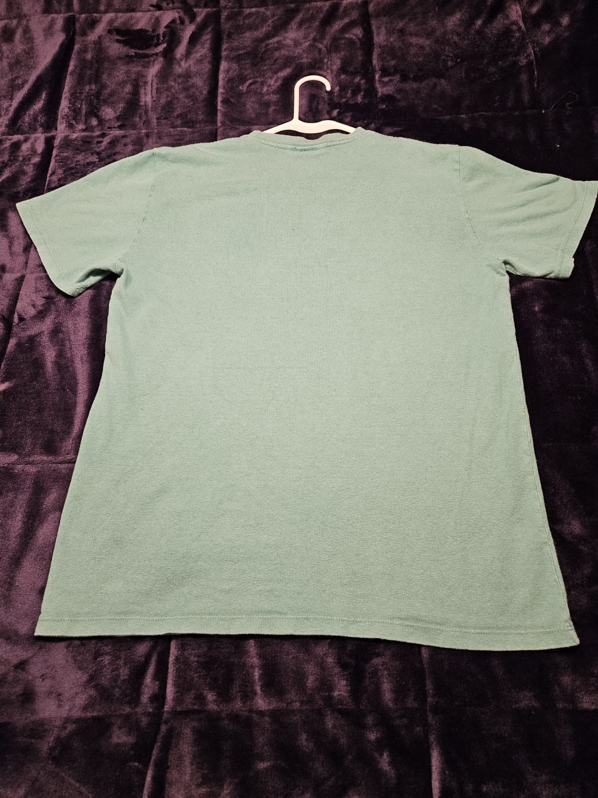Jungmaven Hemp Organic Cotton T-Shirt Size M Green Made in USA 19×27