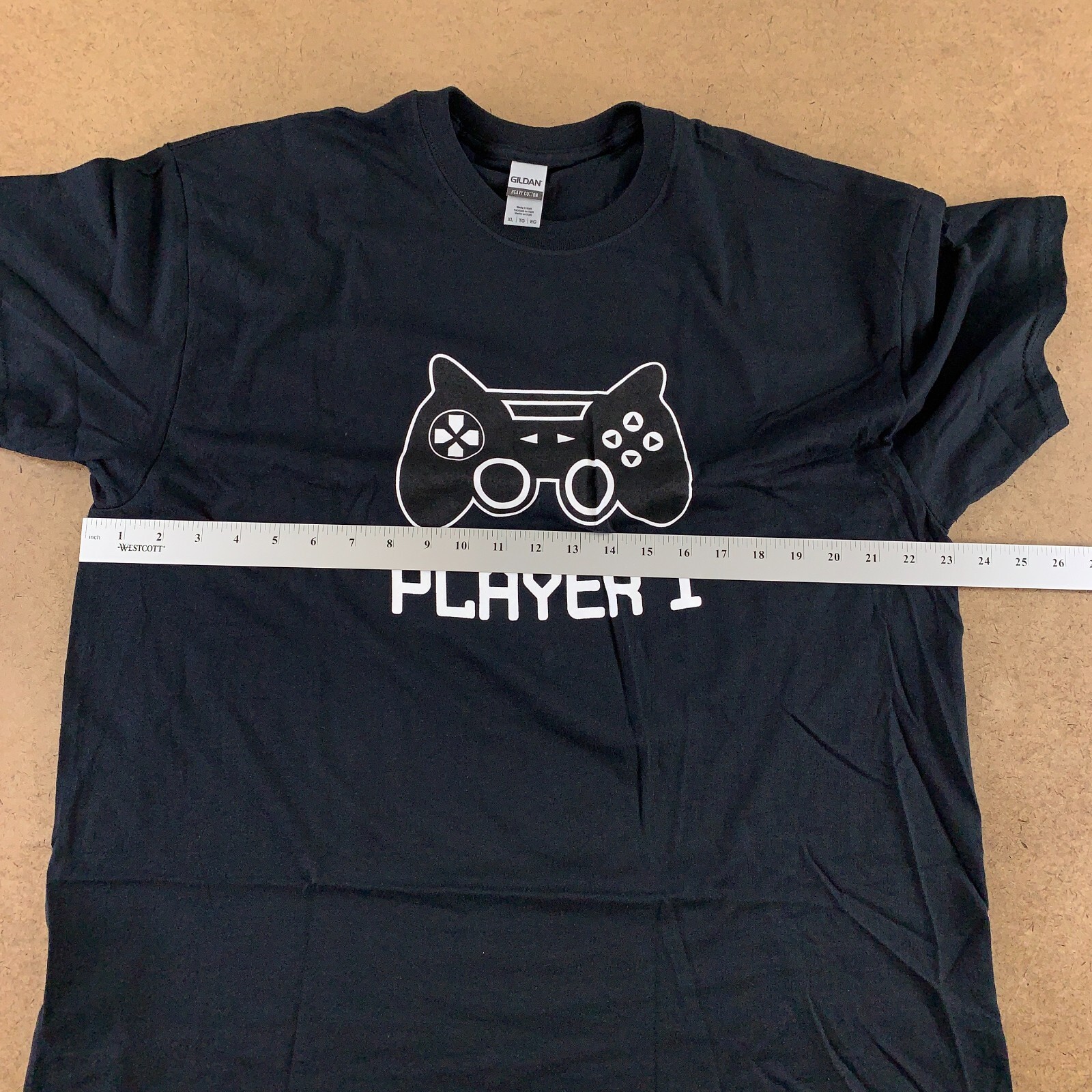 Adult XL & Newborn Gaming Player One Player Two Fun T-Shirt & Bodysuit Set New