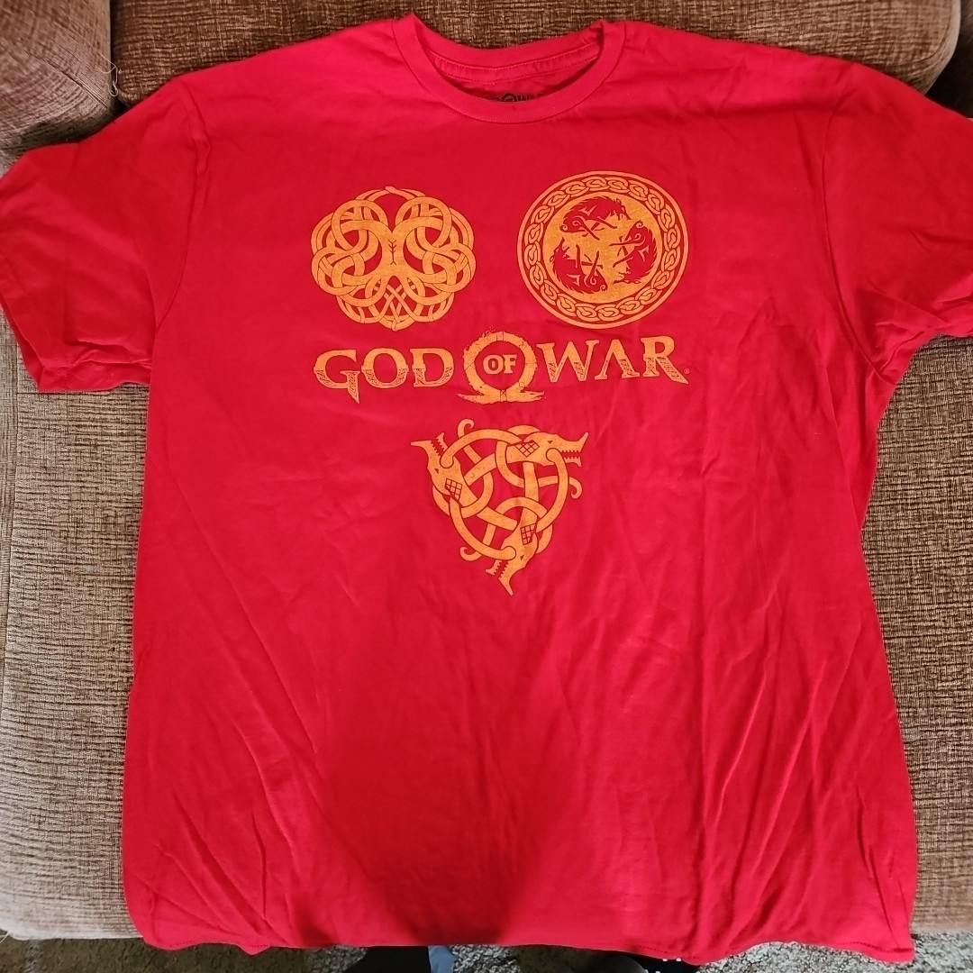 God Of War Red 2018 XL Men’s T-Shirt