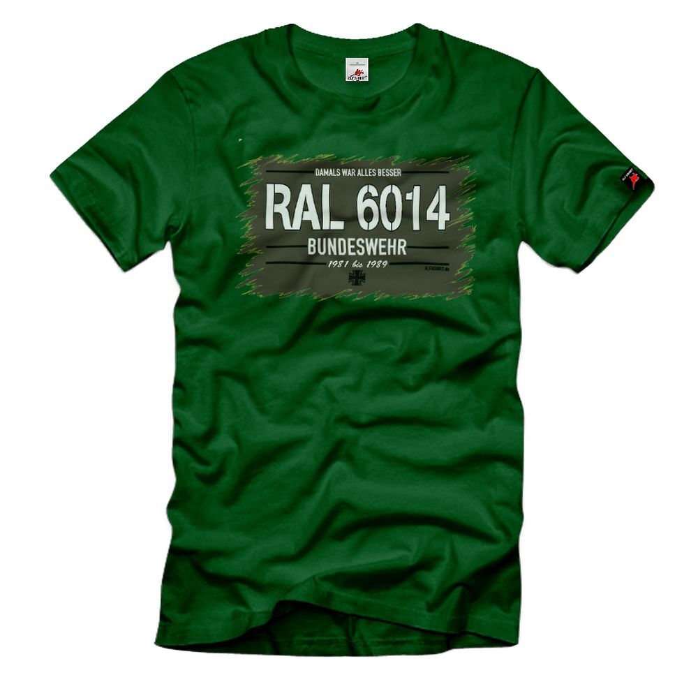 RAL 6014 period of service personalized BW Bundeswehr color shade T-shirt #34641