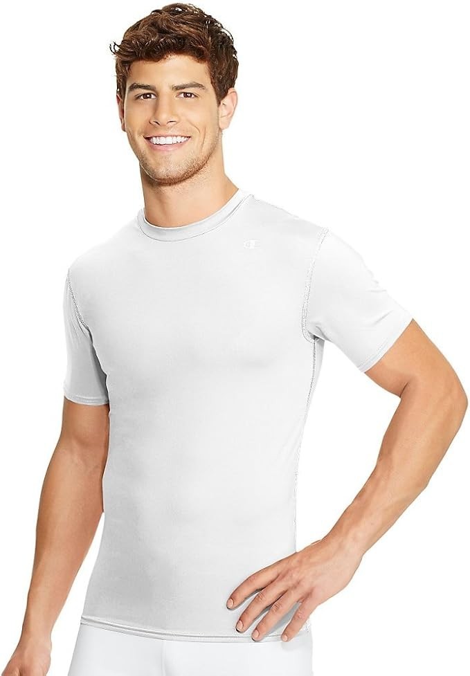 Champion T628 Double Dry Competitor Compression Shirt White XXX-Large 3X 3XL