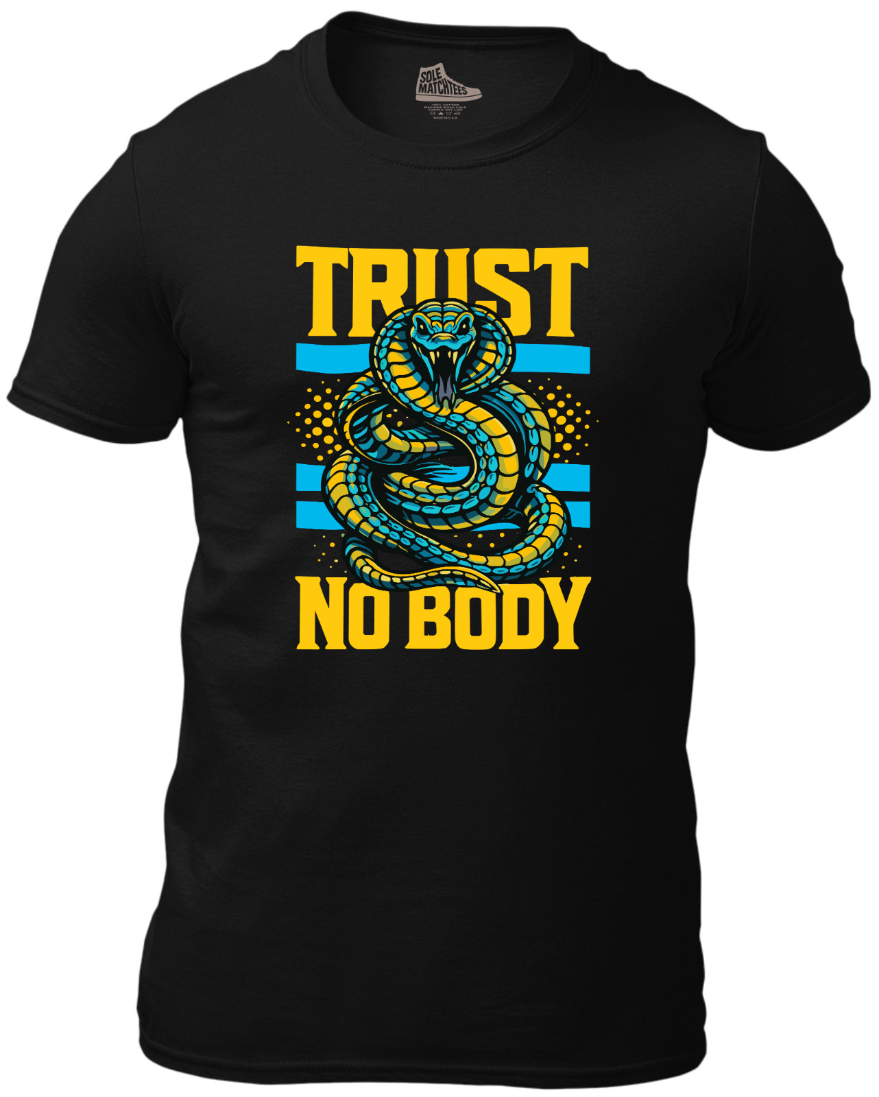 Shirt To Match Jordan 11 Gamma Blue 2025 Sneaker Match Tee Trust No Body T-Shirt