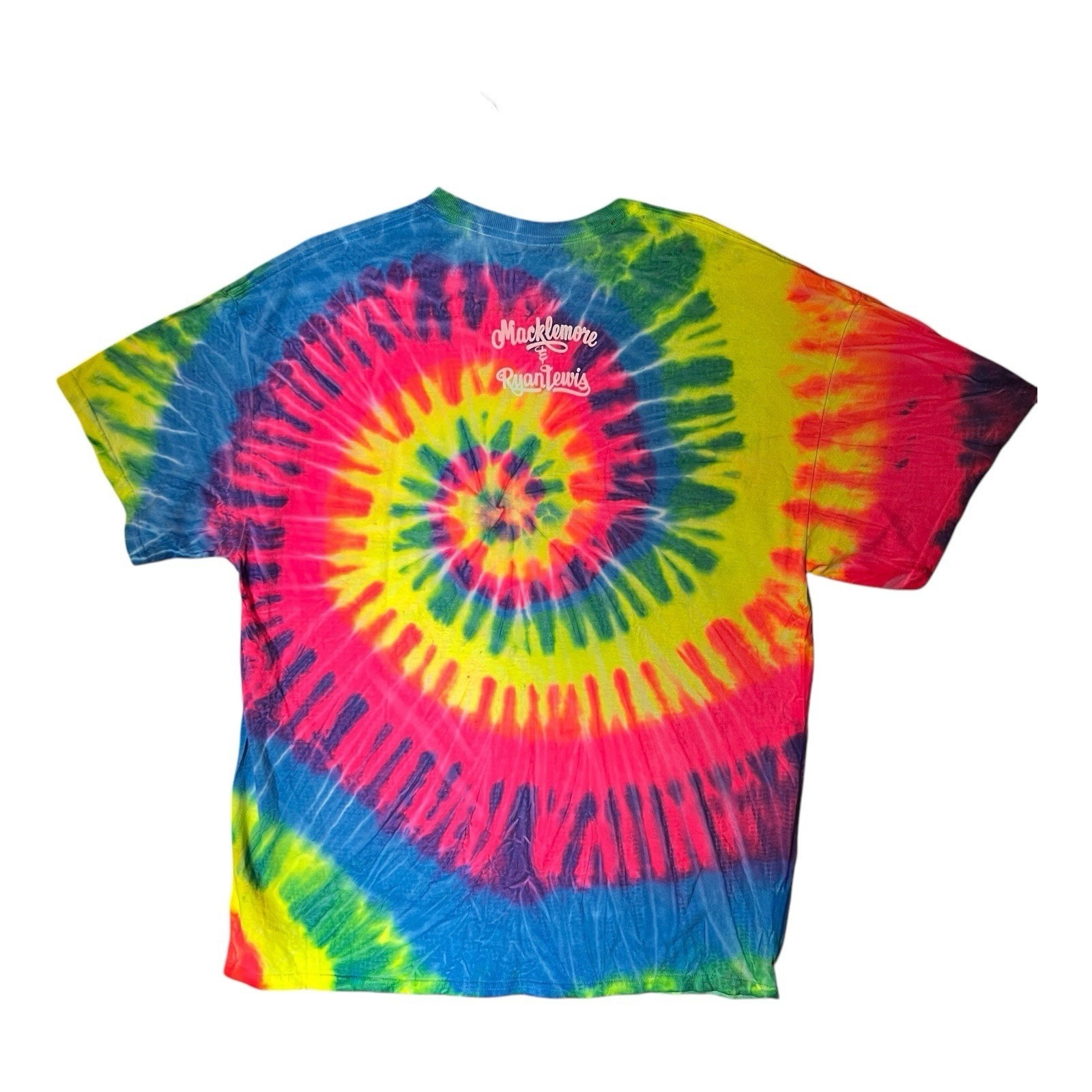 Same Love Macklemore Ryan Lewis Tye-dye Graphic Concert Tee Tshirt XL Pride Y2K
