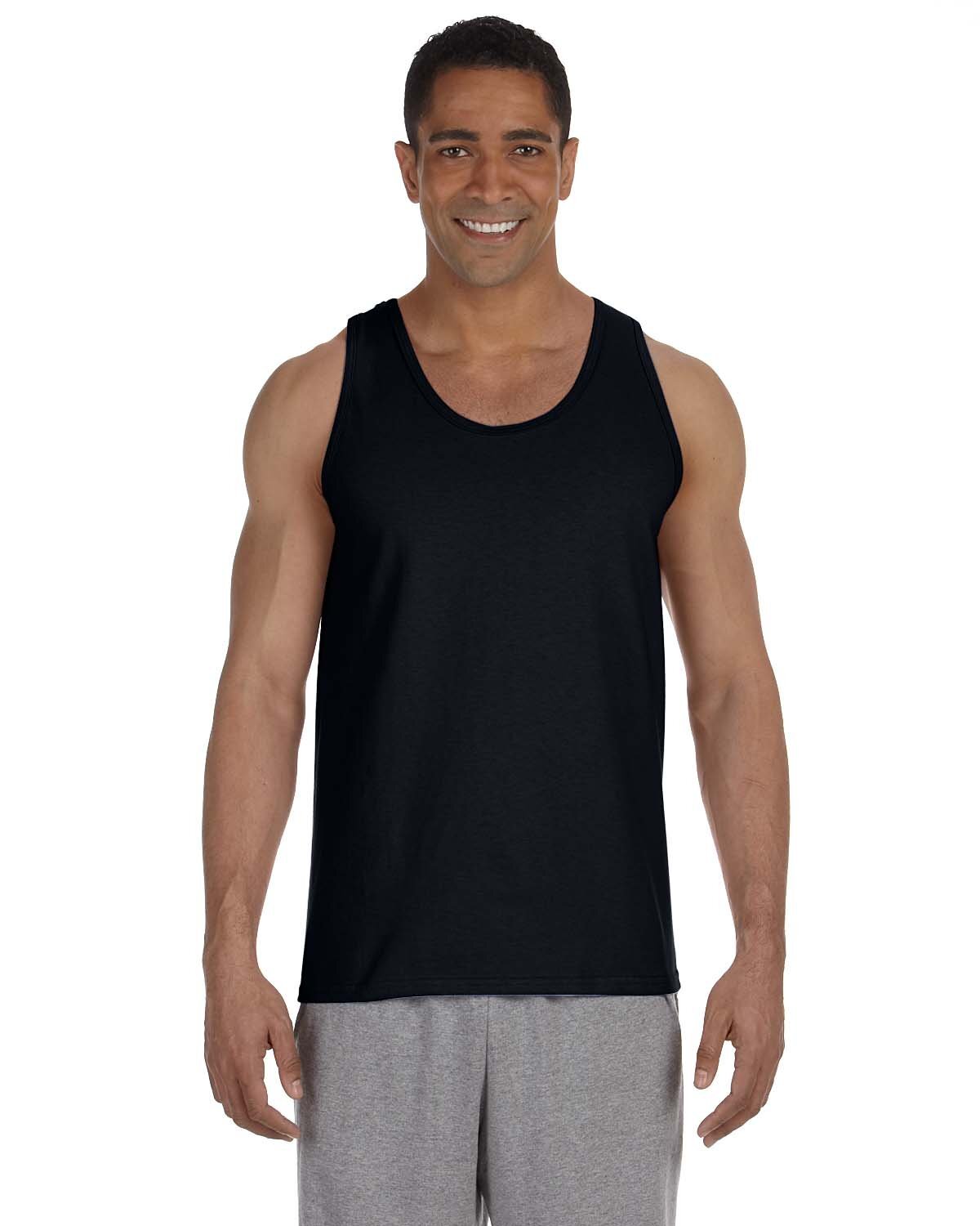 5 Pack Of Gildan G220 Adult Ultra Cotton Sleeveless Round Neck Stylish Tank Top