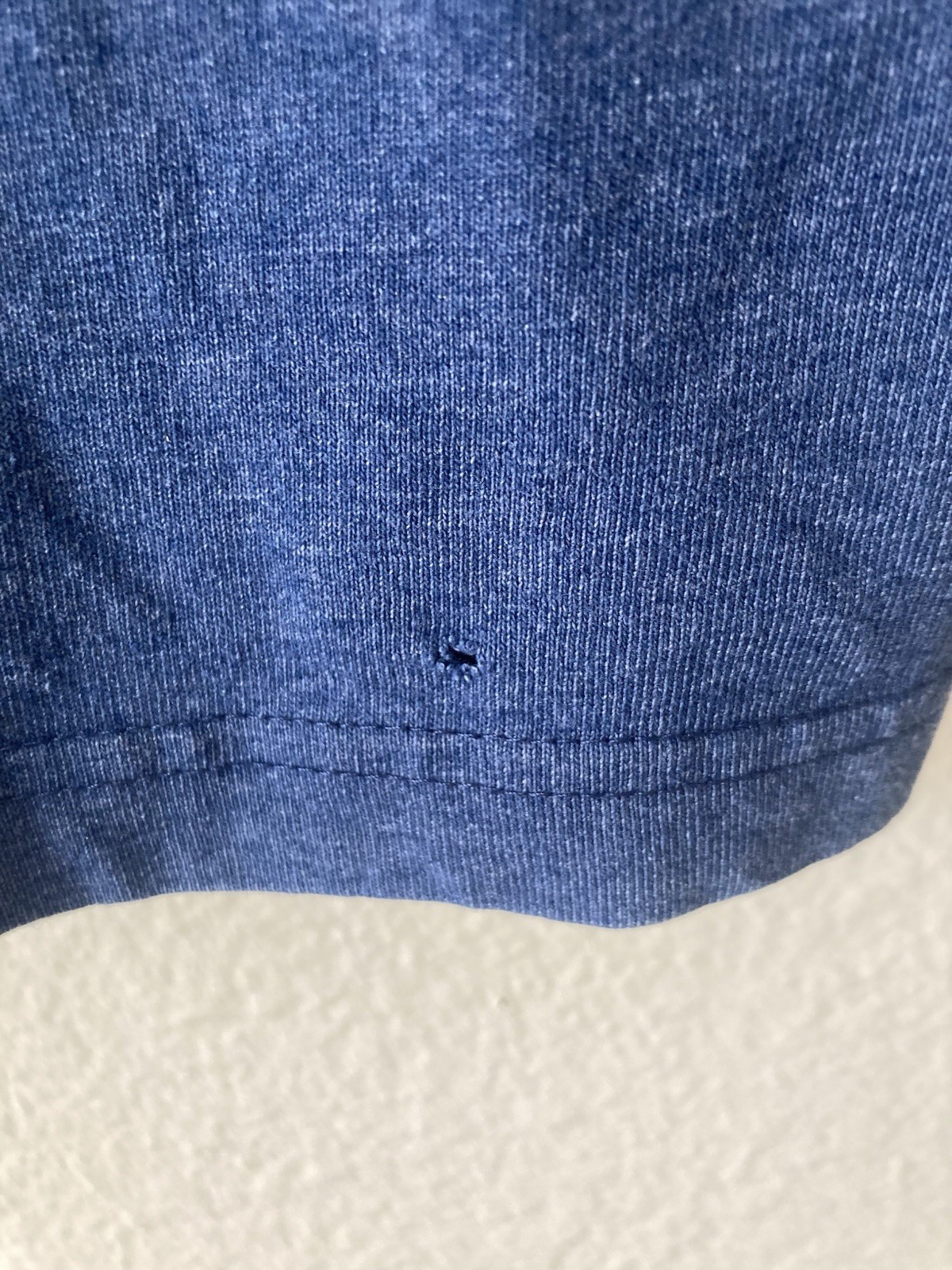 Carhartt Pocket Henley Tee Men Medium Blue Short Sleeve Workwear Casual Logo