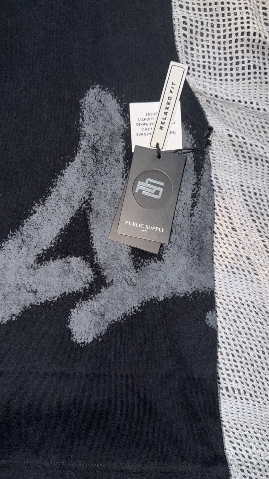Public Supply NYC Brooklyn Vibes Only Black Sleeveless Graphic Tank Top Men’s
