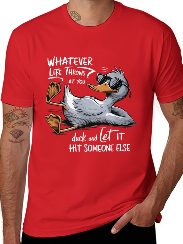 Funny Duck Graphic Tees Funny Quote Gift T-Shirt
