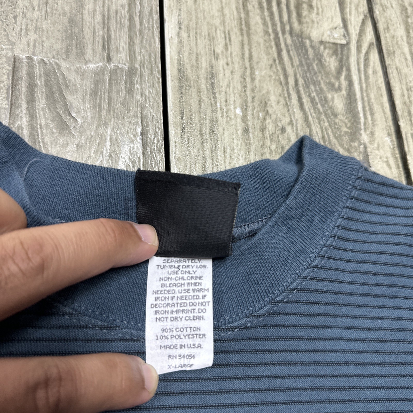 Vintage Bugle Boy Striped Tshirt XL Made In Usa 90s Retro