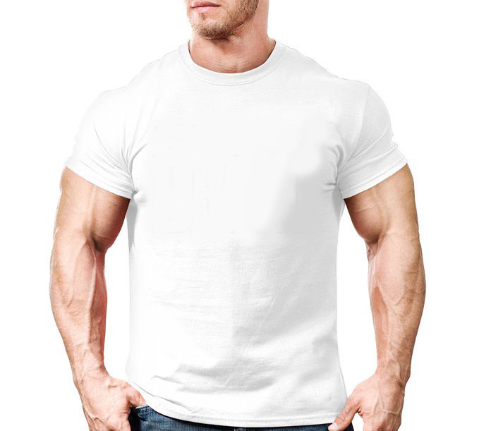 Men’s Gym Bodybuilding Fitness Cotton Clothing Muscle Muscle T-shirt Tee Vest