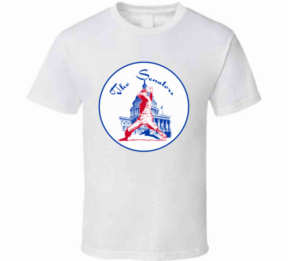 Washington Senators Retro Baseball Team Fan T Shirt