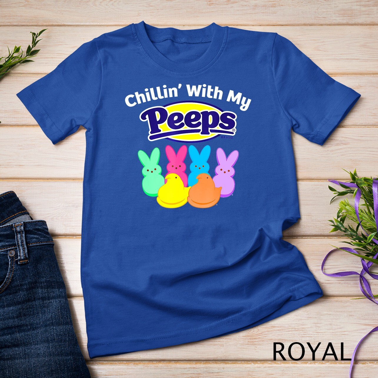 Peeps Easter Chillin’ With My Peeps T-Shirt Unisex T-shirt