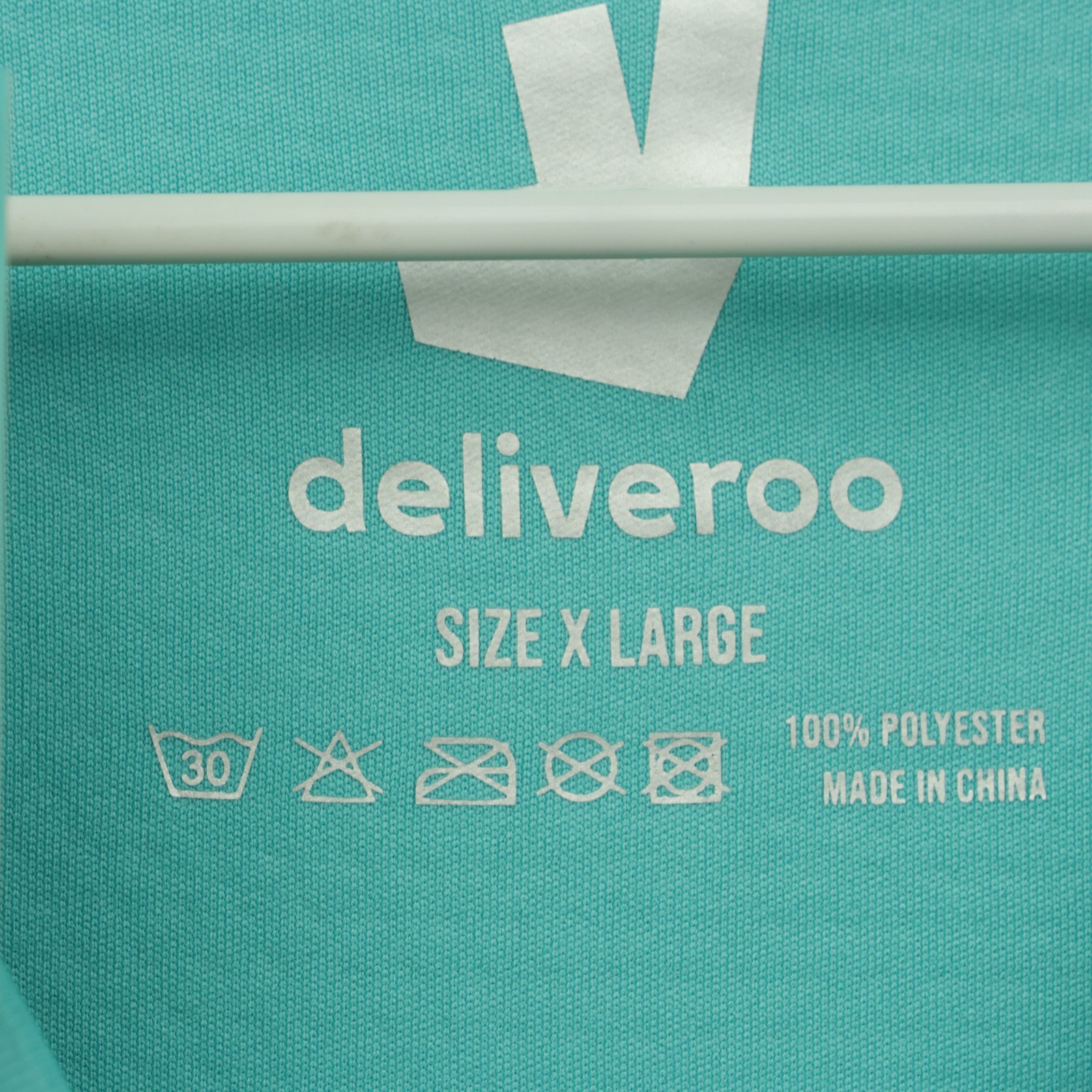Deliveroo 3 Short Sleeve Base Layer Turquoise Size XL – Quick Drying Lightweight