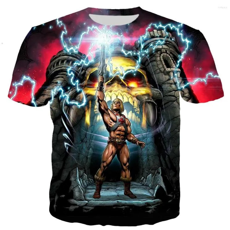 AMAZING Masters Of The Universe cartoon 3D shirt US sizes
