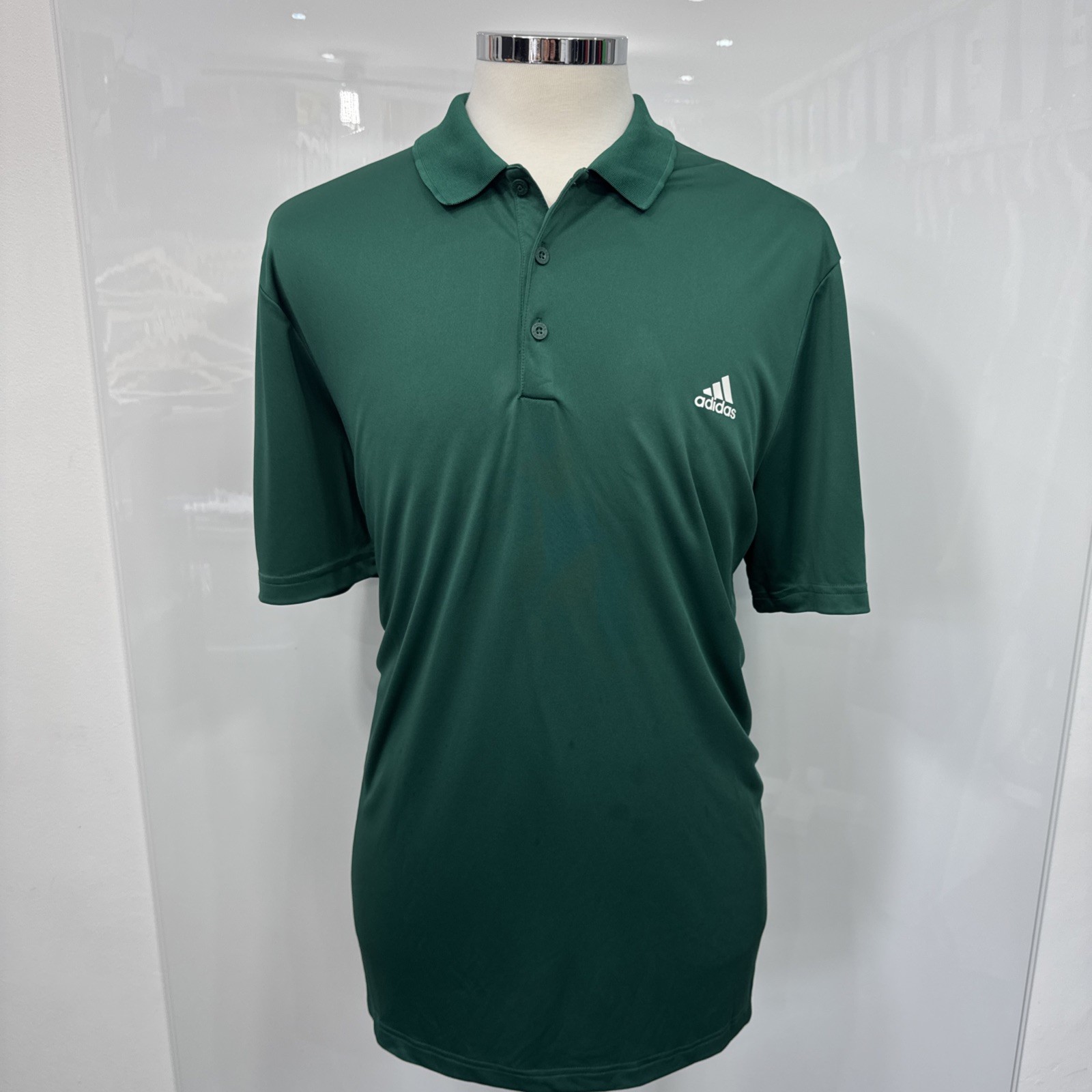 ADIDAS GOLF Primegreen Polo Neck Short Sleeve T Shirt 2XL