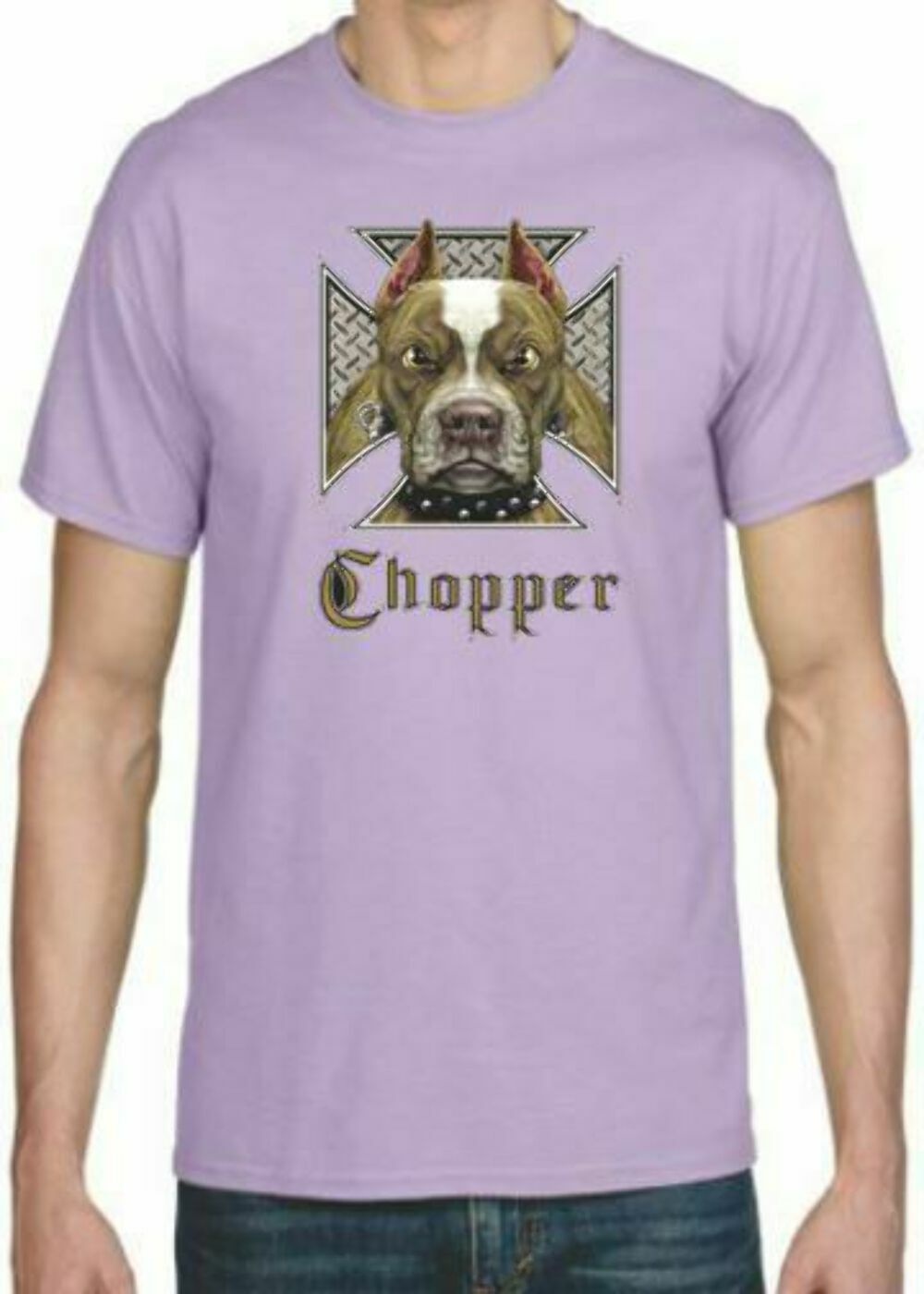 Adult DryBlend® T-Shirt – ( CHOPPER – BIKER / CHOPPER / PIT BULL)