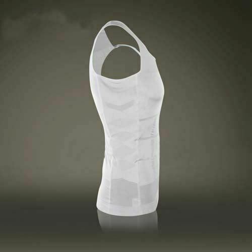 US Men Durable Body Toning Shirt Belly Torso Vest Compression Underwear Tank Top