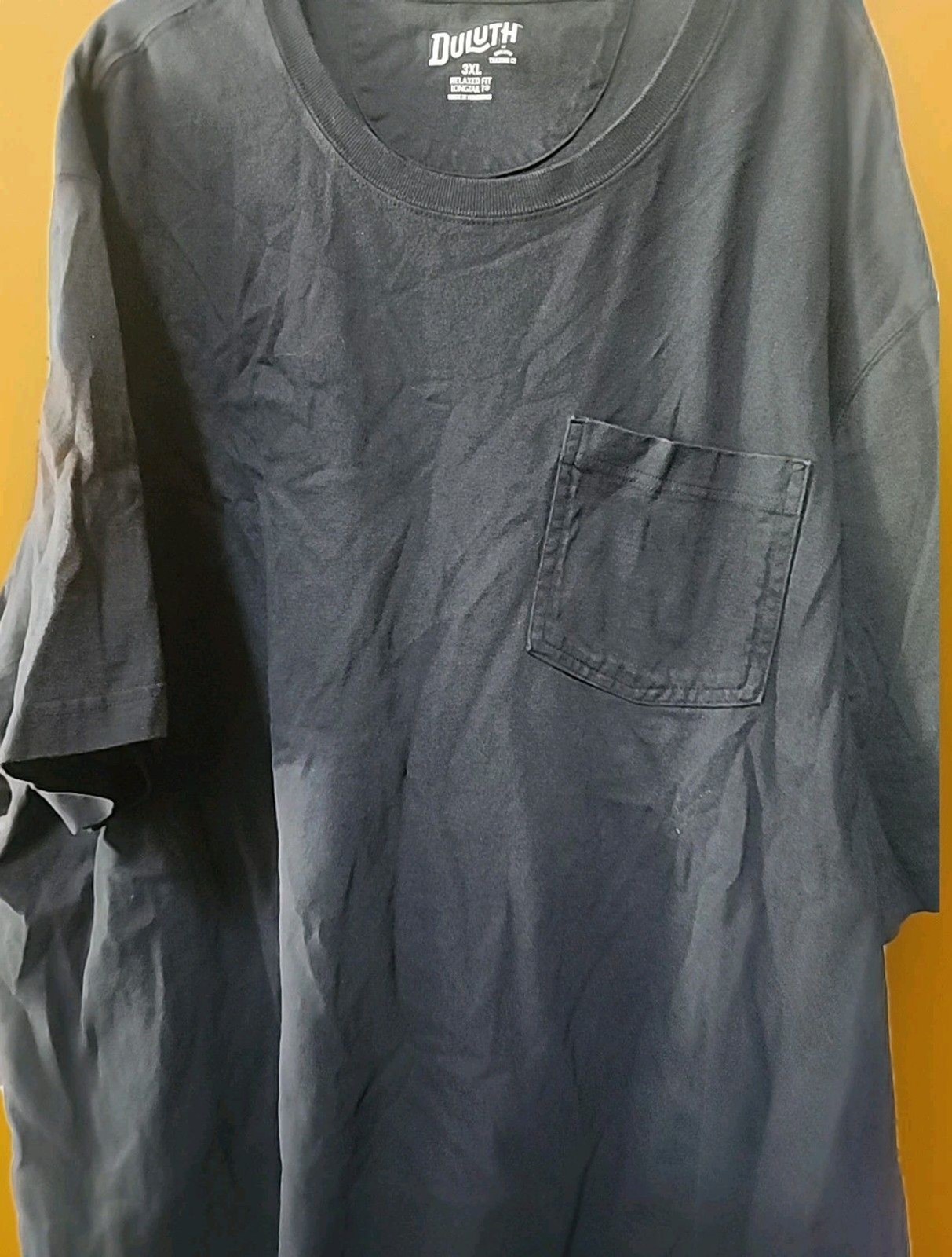 Duluth Trading Longtail T Shirt Mens 3XL Heavyweight Work Navy Relaxed Fit CR50