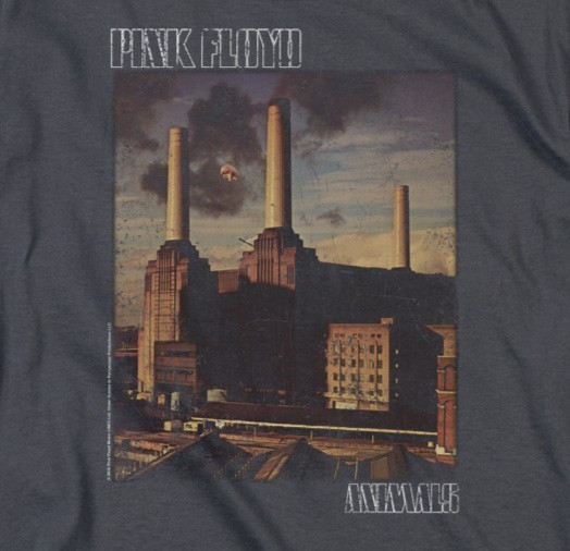 PINK FLOYD FADED ANIMALS Licensed Adult Graphic Tee Shirt SM-5XL