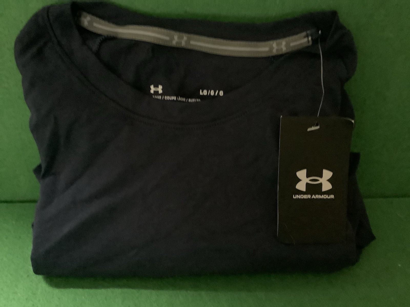 Under Armour UA Crew Neck Blue Tee