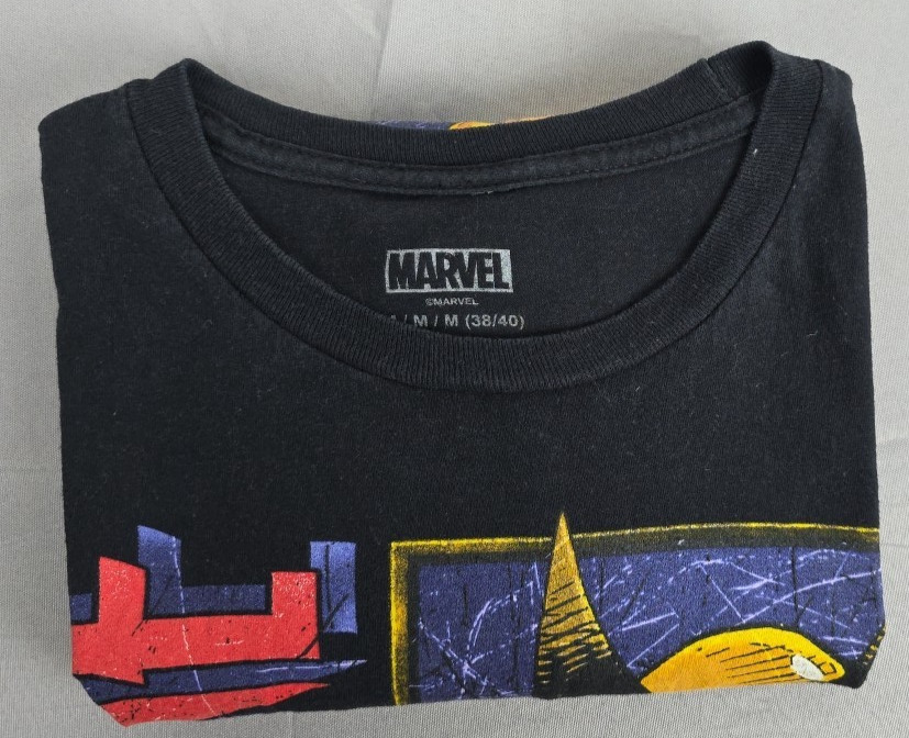 Wolverine Mens Black S/S T-Shirt Medium Comic Book Movies Marvel Universe X-Men