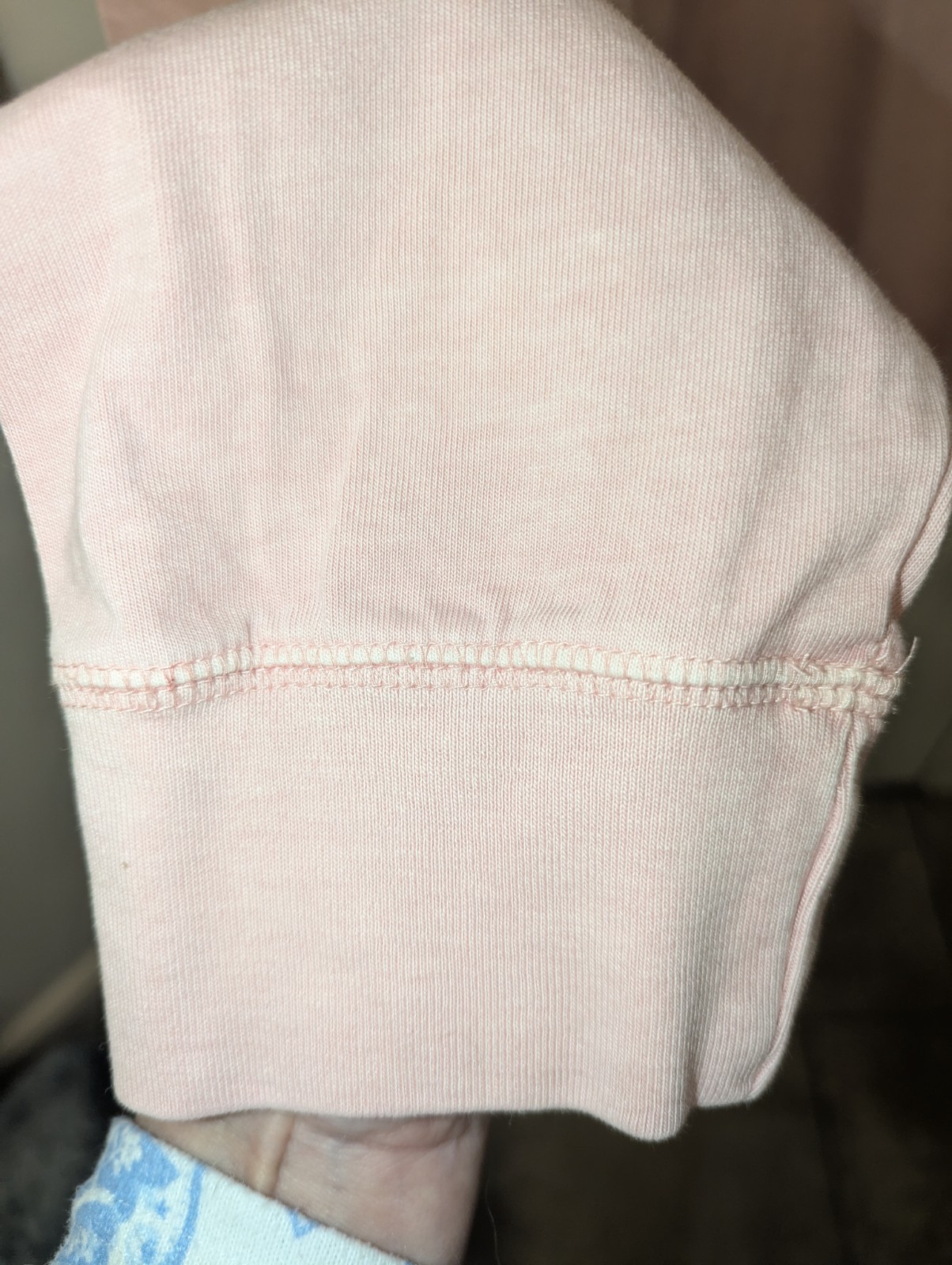 Goodfellow & Co Mens Sz Large Crew Neck Long Sleeve Shirt Pink w/Pocket. NWT.