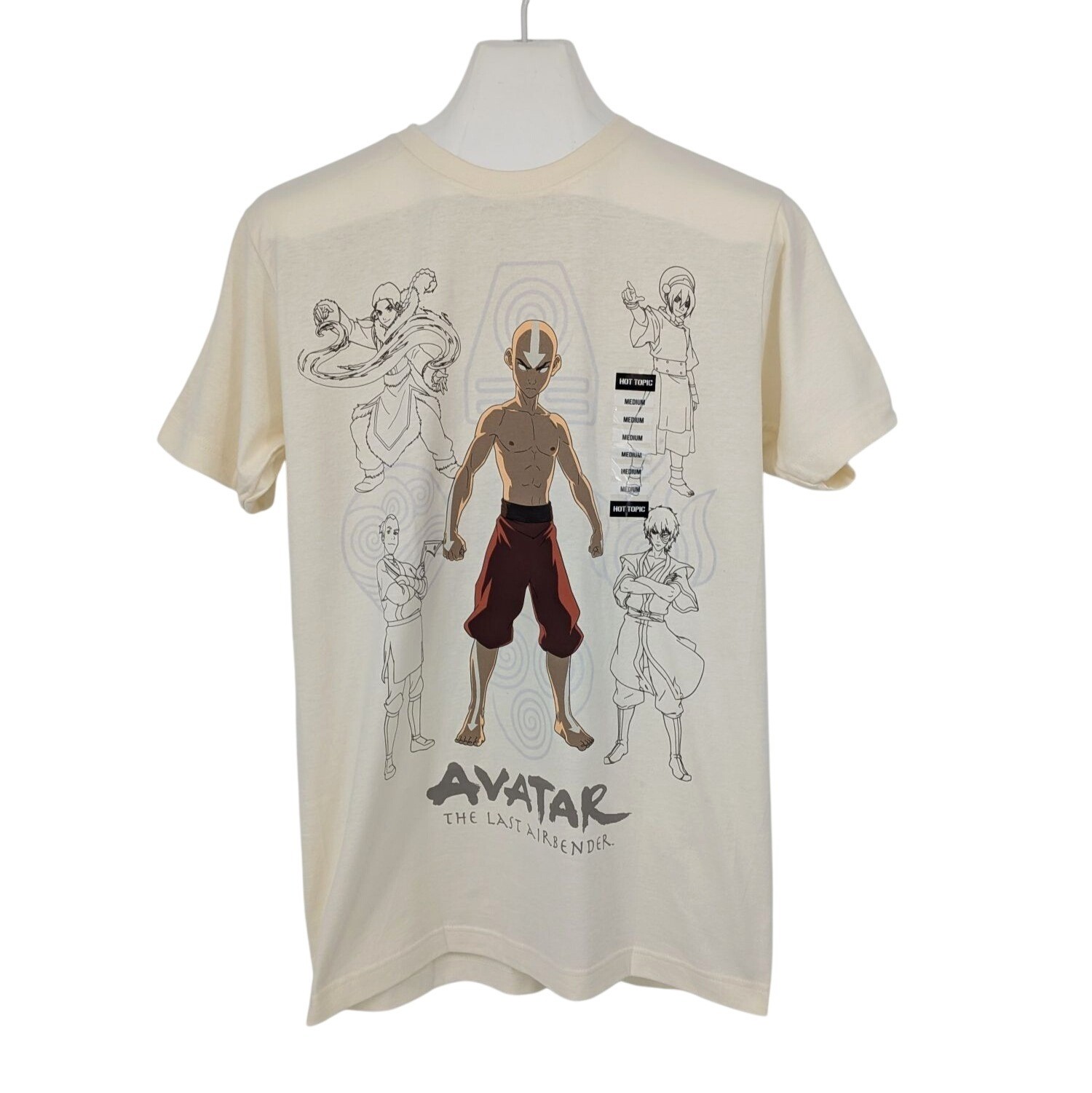 Avatar The Last Airbender Aang Graphic T Shirt Anime Cartoon Neutral Y2K Medium