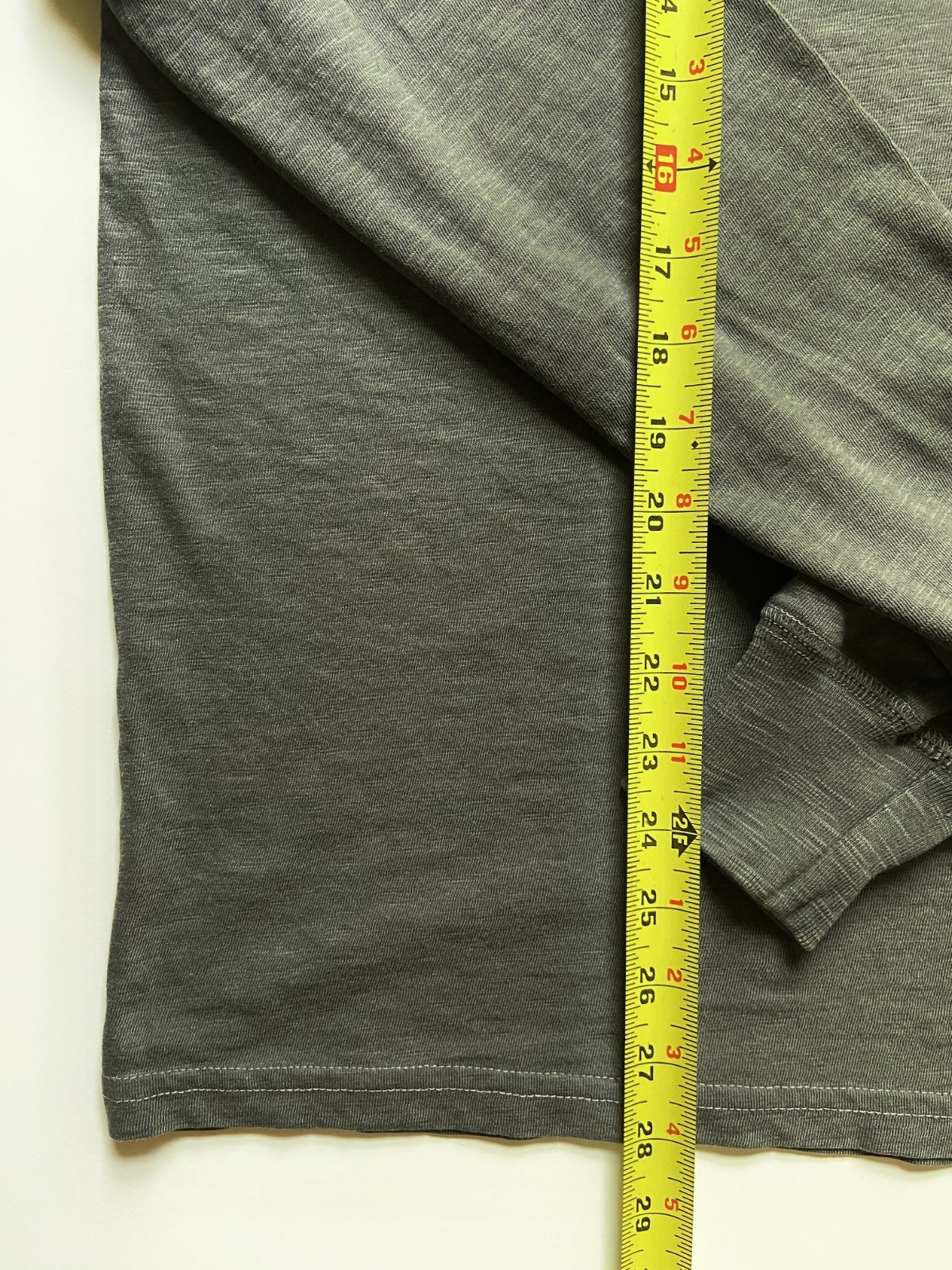 J Crew Mens Henley Long Sleeve (NWT) Charcoal Grey UP TO 59% OFF MSRP