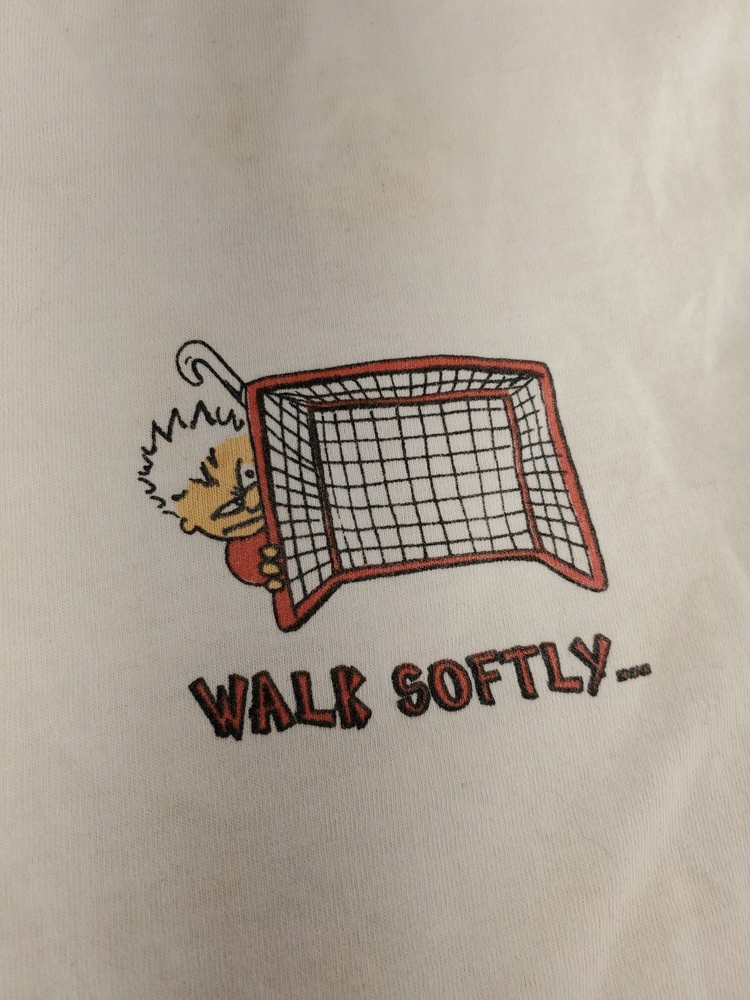 Calvin and Hobbes VTG 90s T-Shirt LaCrosse Front/Back Print Single Stitch LG??