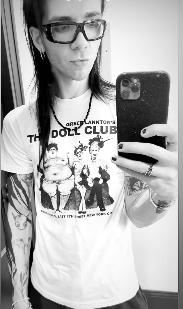 Greer Lankton The DOLL CLUB T-Shirt Unisex MEDIUM 40 Chest