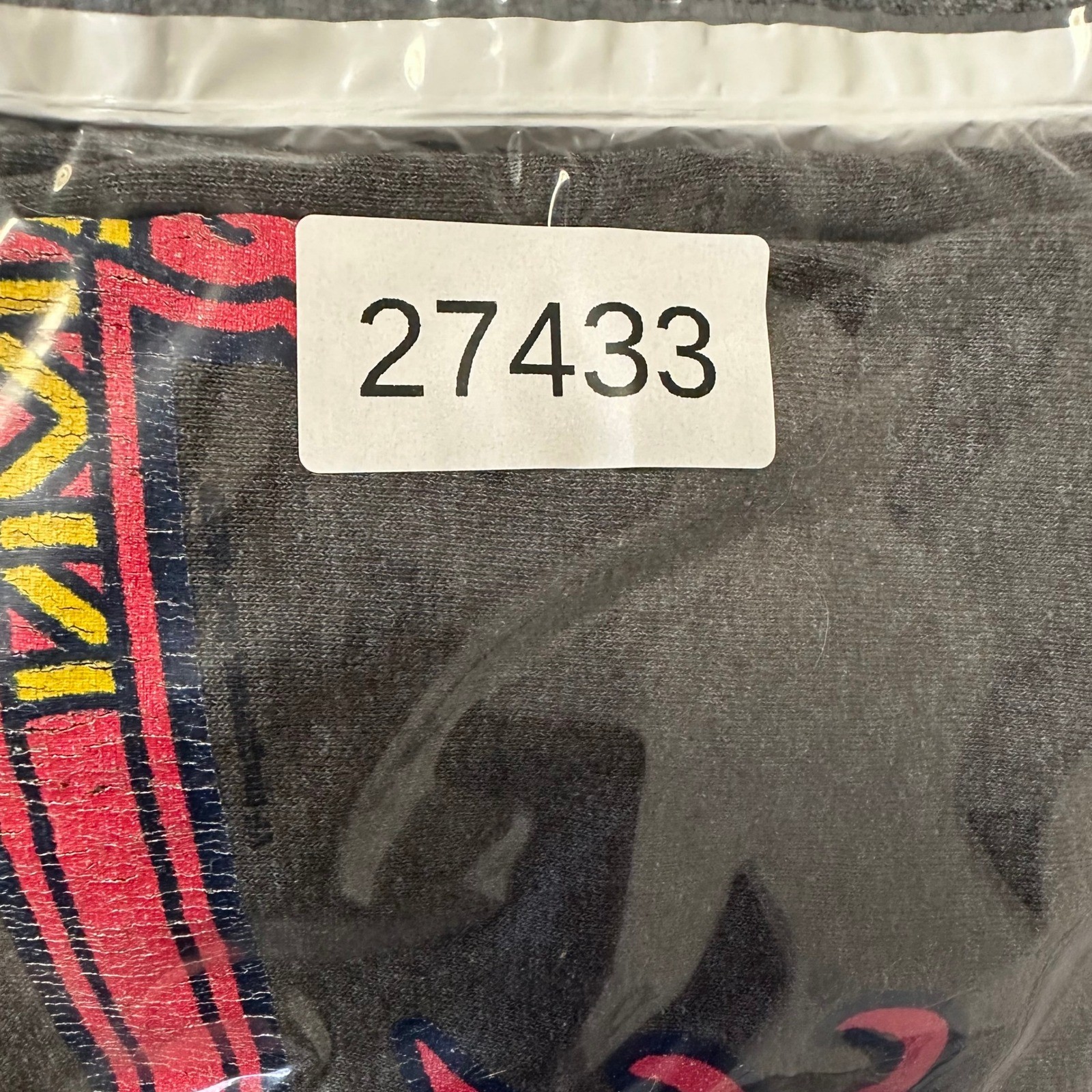 MLB T-Shirt Mens Size L Charcoal Gray Atlanta Braves Graphic Short Sleeve Tee