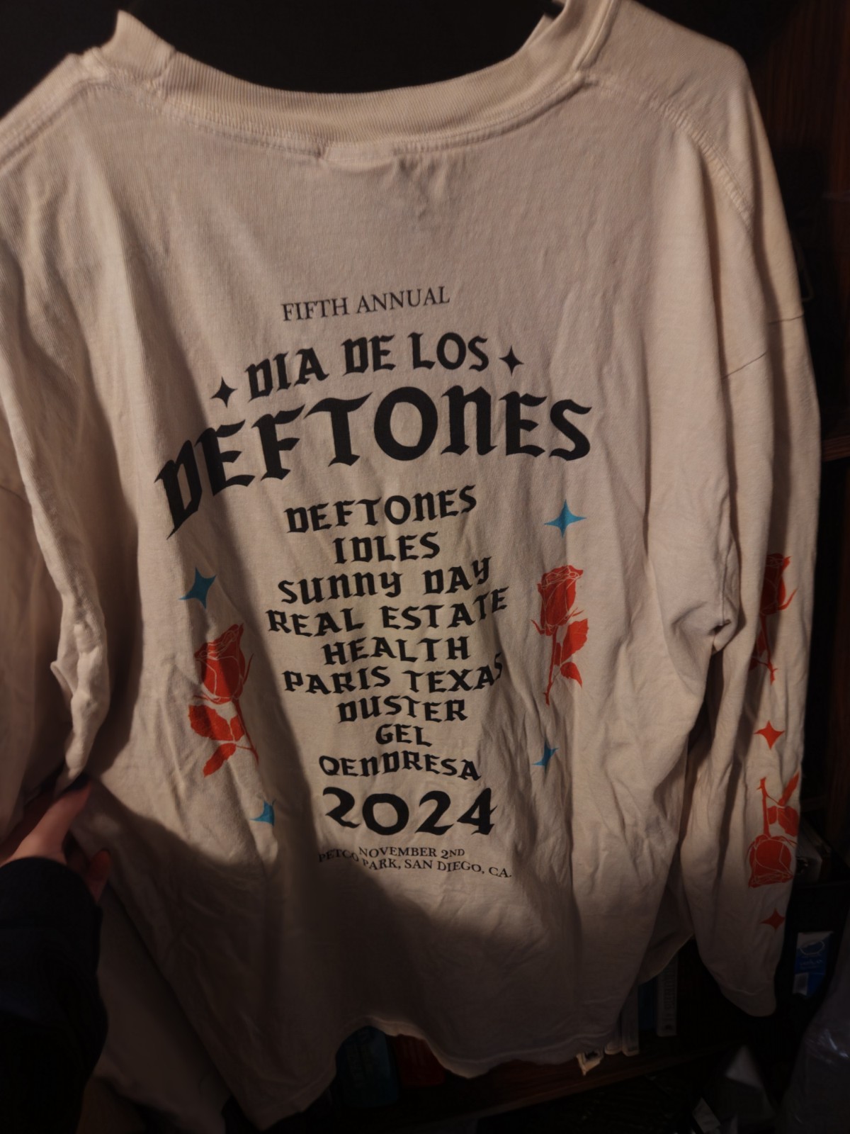 Dia De Los Deftones Festival Long Sleeve Brand new authentic band merchandise XL