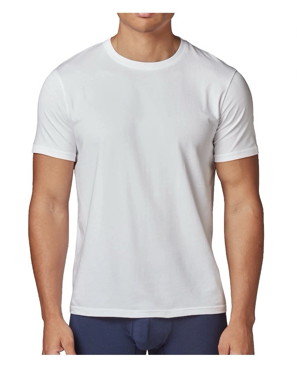6-Pack WRANGLER Men’s Size XL Stretch Crew Tees Short Sleeve Cotton • White